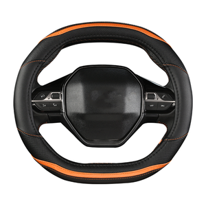 Funda de <span class=keywords><strong>Volante</strong></span> de Microfibra de Cuero de Dos Colores para las Cuatro Estaciones, Universal, JQ145, para <span class=keywords><strong>Peugeot</strong></span> <span class=keywords><strong>3008</strong></span> 4008 5008 - Product Image 2