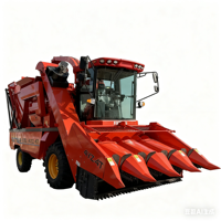 Moissonneuse-batteuse à maïs BOYO 270HP à 4 rangs, haute productivité, pour la récolte de maïs ensilage avec collecte de paille et d'herbe