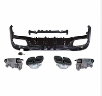 Diffuseur aérodynamique AMG avec embouts d'échappement noir brillant C63 pour Mercedes Benz Classe C W206 2022-2025 Sport