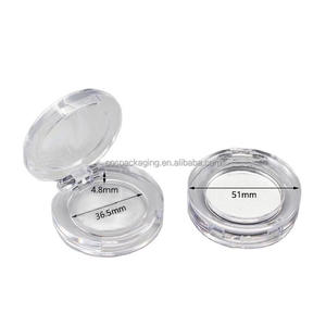 Bảng Phấn Mắt Rỗng Bảng Phấn Tạo Khối Một Màu Trong Suốt Hộp Bao Bì Nhựa Hộp Phấn Nhỏ Gọn Ép Tròn 36.5Mm - Product Image 4