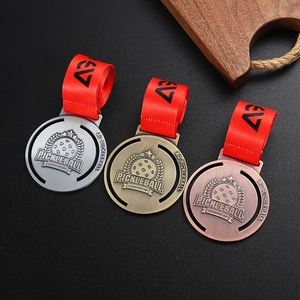 Medallas de Metal Personalizadas del Fabricante, Recuerdos, Medalla Deportiva, Logotipo Estampado, Latón Antiguo, Plata, Bronce, Medalla de Pickleball - Product Image 6