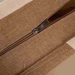 High Quality Custom Printed Logo Burlap Jute Tote <b>Bags</b> <b>Large</b> Capacity Reusable Waterproof for <b>Beach</b> and Shopping - Product Image 4