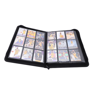 Álbum de páginas fijas de 9 bolsillos Carpeta de bolsillo estándar Pokémon/MTG Carpeta de 504 tarjetas Álbum de coleccionista profesional - Product Image 2