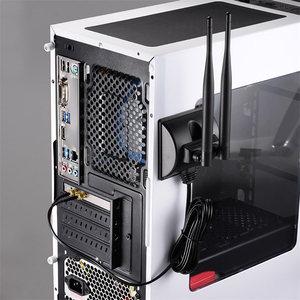 Dual Band 2.4GHz 5.8GHz cơ sở từ tính Wifi Ăng Ten RP-SMA nam nối cao su PCI-E USB Router không dây ăng-ten thông tin liên lạc - Product Image 4