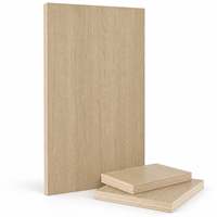 Contreplaqué recouvert de placage en chêne clair naturel Jinbase W-XM-206, qualité E0, 1220x2440mm, placage préfini, base en pin de 6 pouces.