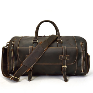 Bolso <span class=keywords><strong>de</strong></span> Mano <span class=keywords><strong>de</strong></span> Cuero Crazy Horse para Hombre, Bolsa <span class=keywords><strong>de</strong></span> Viaje Personalizada para <span class=keywords><strong>Fin</strong></span> <span class=keywords><strong>de</strong></span> <span class=keywords><strong>Semana</strong></span> - Product Image 5
