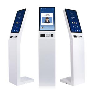 Kiosco de Pedidos de 21.5 Pulgadas con Pantalla Táctil de Autoservicio, Kiosco de Pago de Facturas con Impresora Térmica, Escáner y Código QR - Product Image 2