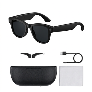 Nouvelles lunettes intelligentes M02X Pro Max, photographie 13MP, enregistrement vidéo 4K, traduction IA, stabilisation EIS, étui de charge en cuir véritable - Product Image 2