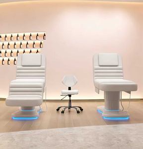 Cama Eléctrica de Belleza, Cama de Masaje y Terapia, Cama Multifuncional Elevadora y Plegable de Látex para Salones de Belleza - Product Image 2