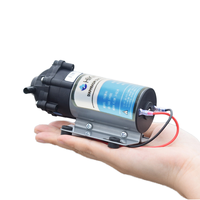 Pompa Booster RO Mini Self-Priming Hinks Harga Terjangkau dengan Motor Tembaga Murni 75G untuk Sistem Reverse Osmosis Filtrasi Air 24VDC