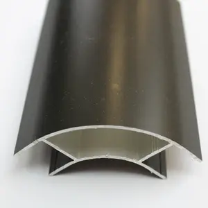 Produsen Tiongkok profil sudut perabot ekstrusi aluminium berongga bulat
