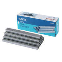 Agrafes de bureau Eagle 26/6, 5000 pièces, agrafes de papeterie, agrafes 26/6 pour agrafeuse de bureau