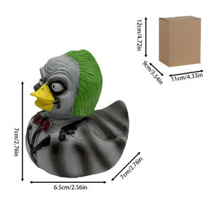 <span class=keywords><strong>Film</strong></span> d'<span class=keywords><strong>horreur</strong></span> créatif série canard bureau résine ornement drôle mal canard fête ornement écologique noël bureau artisanat - Product Image 6