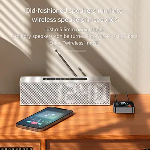 Nieuwe 5.1 Ontvanger Auto Nfc Stereo Aux Voor <span class=keywords><strong>Bluetooth</strong></span> Audio Draadloze <span class=keywords><strong>Adapter</strong></span> Mp3 Speler Blue-Tooth Carkit Audio Video-Accessoires - Product Image 4