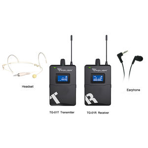 Écouteurs filaires, une oreille pour système de moniteur, vente en gros, - Product Image 6