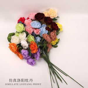 Bouquet de fleurs artificielles en soie Xinchengzhi Luoyang Peony, 30 cm-100 cm, décoration intérieure pour la maison et les mariages - Product Image 4