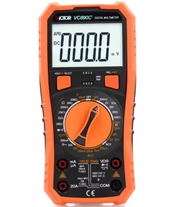 VC890C+ รุ่นมืออาชีพ พร้อมเทคโนโลยี True RMS 0-1000V/0.01mA-20A (0.01% + 1) ความแม่นยำสูง สำหรับใช้งานในอุตสาหกรรม - Product Image 6