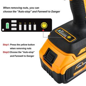 20V 21V có thể sạc lại không chổi than cầm tay công cụ điện pin không dây tác động khoan trình điều khiển - Product Image 6