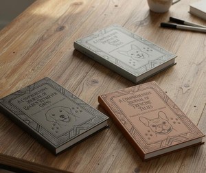 Diarios de Razas de Perros Grabados con Láser: Cuaderno de Piel Sintética para Amantes de los Perros - Product Image 4