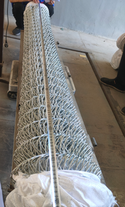 7ft Galvanized Chain Link <b>Mesh</b> Fencing Diamond <b>Mesh</b> Factory Wholesale Price High Quality 20m 25m 30m Roll - Product Image 4