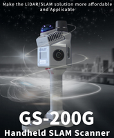 Escáner 3D LiDAR RTK Portátil Jishang Navigation GS-200G, SLAM de Alta Precisión, Modelado Estereoscópico para Interiores/Exteriores, Clasificación IP67