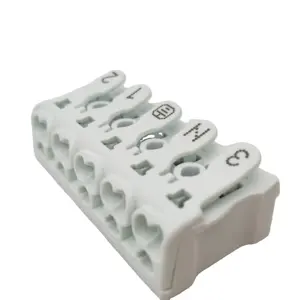 Gaochao KB18-5 Push Button terminal block plastic push in wire connector without screw