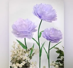 Amapola Gigante Artificial, Flor de Simulación para Decoración de Bodas, Exhibición en Escaparates de Centros Comerciales, Moldeado por Inyección - Product Image 3