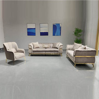 Canapé Chesterfield en velours de style français PZCN HOME, canapés de luxe pour salon, ensemble de canapés 1+2+3 places, meubles de salon à vendre