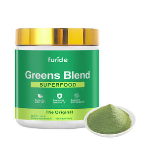 Superalimento Verde de Marca Privada OEM con Enzimas Digestivas, Polvo de Superverduras Orgánicas, Polvo de Jugo de Pasto de Trigo Orgánico Natural - Product Image 2