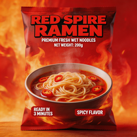 Mie Udon Red Spire Super Pedas Rasa Asia Pedas dengan Garam Rendah, Kemasan Sachet/Box/Plastik/Cup