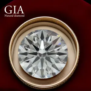 Fine Jewelry Factory Luxury Gemstone Custom GIA Certificate 0.5ct 3EX D Color VV1 Natural Loose Diamonds