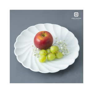 Vajilla de porcelana de diseño trenzado al por mayor de calidad superior para catering y hostelería de alta calidad - Product Image 1