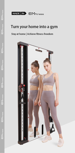 Fitness à domicile mural câble Crossover Trainer <span class=keywords><strong>Machine</strong></span> en acier <span class=keywords><strong>pour</strong></span> la <span class=keywords><strong>musculation</strong></span> jambe <span class=keywords><strong>dos</strong></span> poitrine bras entraînement comprend Fitness - Product Image 2