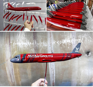 โมเดลเครื่องบิน A320 1:100 <span class=keywords><strong>A320neo</strong></span> สายการบินของฉันเครื่องบินเรซิ่นขนาด37ซม. เครื่องบินจำลอง A320ที่กำหนดเอง - Product Image 6