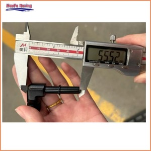 Haofa 90 Degree Male <b>Quick</b> <b>Connector</b> Fuel Adapter AN6-516 AN6-38 Black For Retrofit Upgrade - Product Image 3