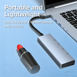 Hub USB 3.0 de Aluminio de 4 Puertos con HDMI 2.0 y Soporte de Video 4K para <span class=keywords><strong>Mac</strong></span> <span class=keywords><strong>Mini</strong></span> M4 <span class=keywords><strong>M2</strong></span>, Periférico para Computadora Portátil, Envío Inmediato - Product Image 2