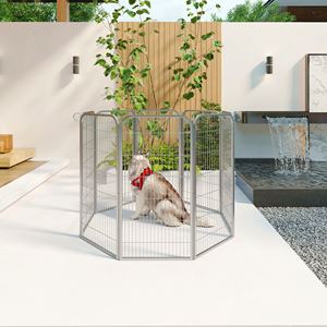 Chenil pour chien en acier inoxydable professionnel, niche pour chien d'extérieur pour grands chiens, idéal pour les chenils commerciaux et les hôtels pour animaux - Product Image 3