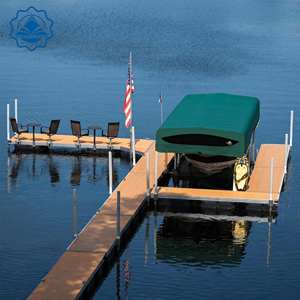 Puente Flotante de Aluminio con <span class=keywords><strong>Techo</strong></span> <span class=keywords><strong>para</strong></span> Villa, Casa Flotante o Muelle en el Lago - Product Image 3