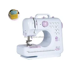 Máquina de coser de mango pequeño con overlock simple para el hogar