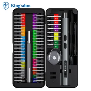 2023 New 58 In 1 Cordless Electric Screwdriver Set with 50Pcs Interchangeable S2 Steel Magnetic Bits for Xiaomi Phone Repairing