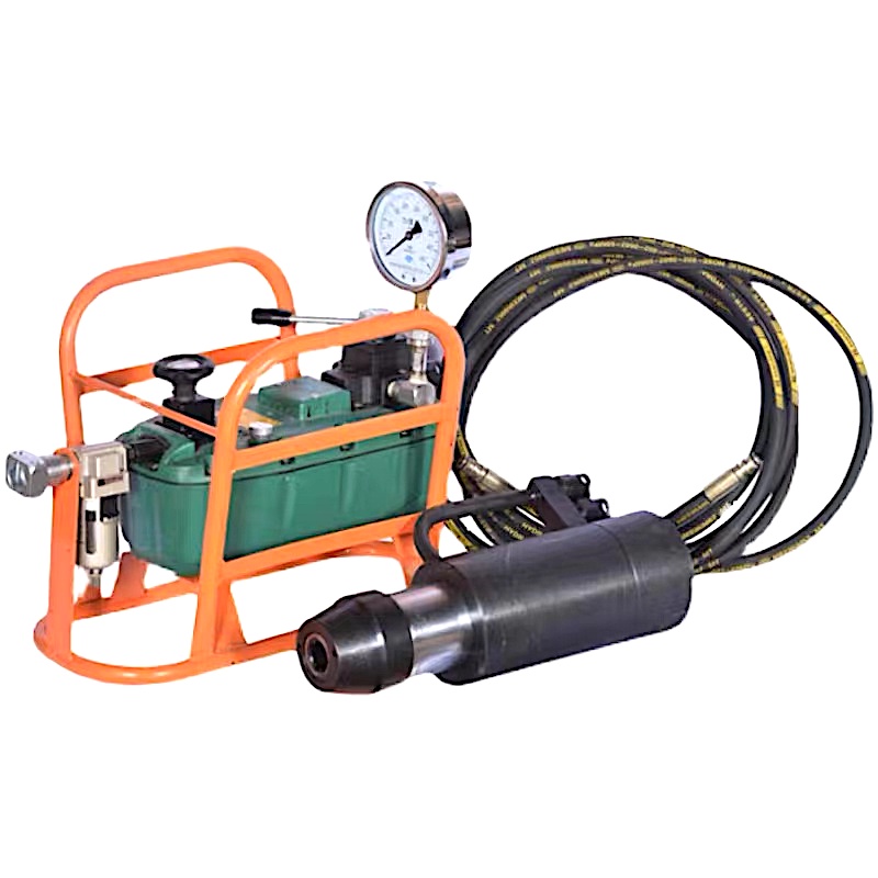 Гидравлический Натяжной домкрат TY8A120, нитка 17,8 мм, 200 кН, система натяжения столбов, специализированные клинья домкратов для максимальной загрузки нити