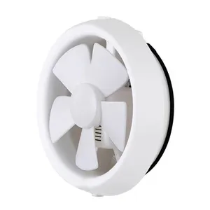 Cheap 220V Electric Indoor Hotel Toilet Air Extractor Fan 6 8 Inch Plastic Round Ventilation Exhaust Fan For Home Use