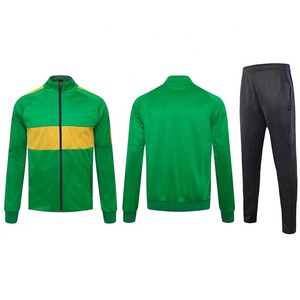 Set di Giacche da Allenamento Calcio di Alta Qualità per Uomo, 100% Poliestere, Blocchi di Colore, Tute con Zip Completa, Vendita all'Ingrosso per <span class=keywords><strong>Club</strong></span> di Calcio - Product Image 5