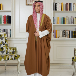 Venta al por mayor OEM nueva llegada marroquí Drosh tela africana Thobe Hebei ropa Kaftan Abaya musulmán hombres Bisht poliéster - Product Image 1