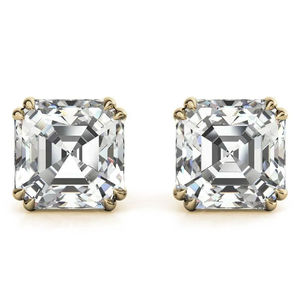 Rose Gold Yellow Gold Stainless Steel <b>Stud</b> <b>Earrings</b> Oval Cut Diamond Look Casual Sporty Style Jewelry for Women - Product Image 2
