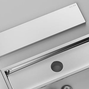 2in1 אריח נירוסטה 304 הרצפה ניקוז אמבטיה ארוך מסנן ליניארי בלתי נראה - Product Image 5