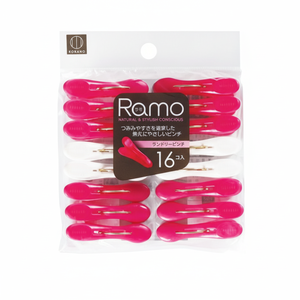 RAMO 16 pezzi Pink/bianco per biancheria spille da bucato Premium per una comoda organizzazione - Product Image 1