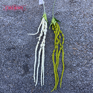 Nuovo Arrivo: Fiori Artificiali in Schiuma, <span class=keywords><strong>6</strong></span> Rami <span class=keywords><strong>di</strong></span> Amaranto Bianco e Verde, Piante Pendenti per Decorazioni Matrimoniali e Domestiche - Product Image 4