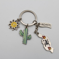 Souvenir Spanien Lanza rote Gran Canaria Fuerte ventura Sun Schlüssel bund