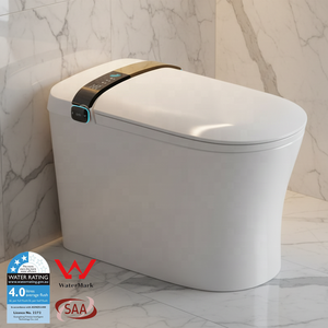 WC intelligent CE Watermark avec télécommande, cuvette de toilette automatique avec bidet intégré, certifié australien pour l'eau - Product Image 1